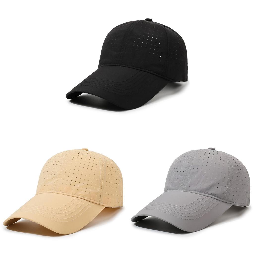 Summer Breathable Adjustable Baseball Cap With Extended Brim For Outdoor Sun Protection