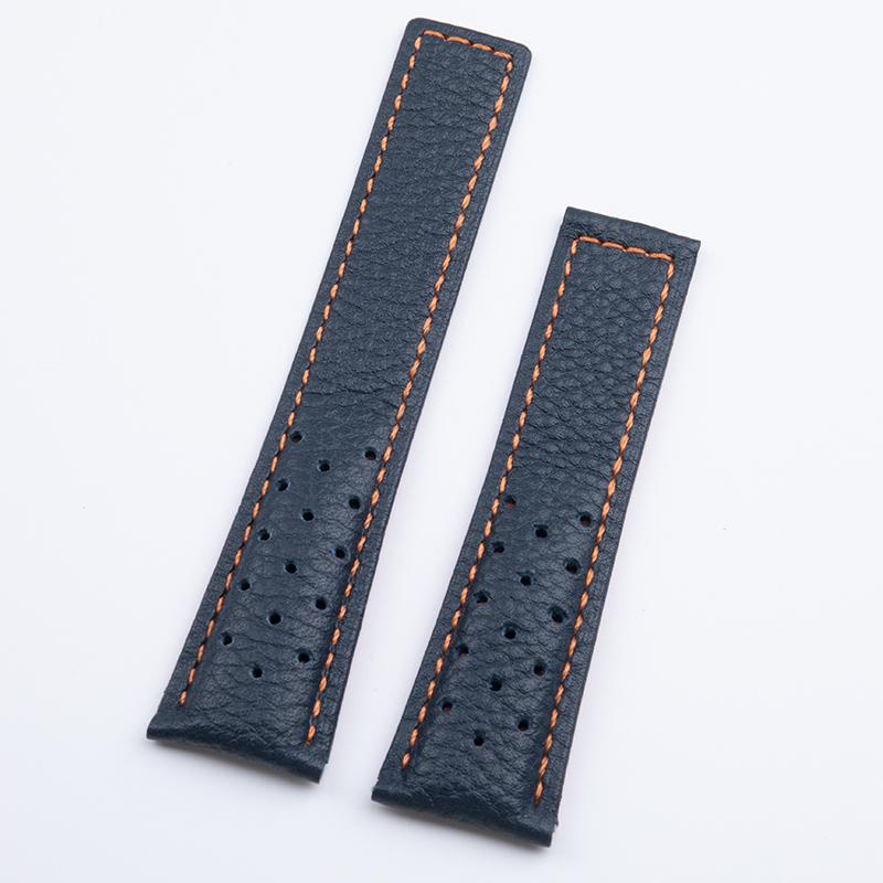 

Breathable Genuine Leather 22mm For TAG Strap For Heuer MONACO CARRERA CAW211R/P Watchband Fold Buckle Lychee Print Bracelet 22-18mm&Without Buckle