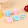 9Pcs/Set Mini Doll Pacifier Baby Tableware Set Play House Supplies Dummy Nipples For Dolls Kids Toy Baby Pacifier Accessories