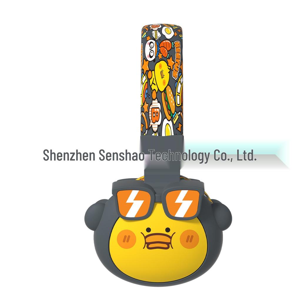 Children's Cartoon Bluetooth Headphones with 85dB Volume Limit and TF Card Slot