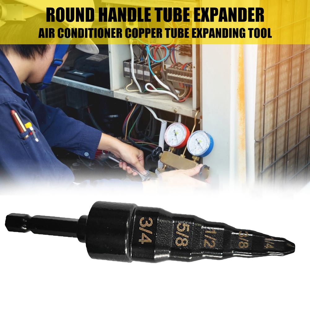 5 in 1 Air Conditioner Copper Pipe Expander Swage Tube Expander HVAC Repair Tool Power Tool Parts 1/4" 3/8" 1/2" 5/8" 3/4"