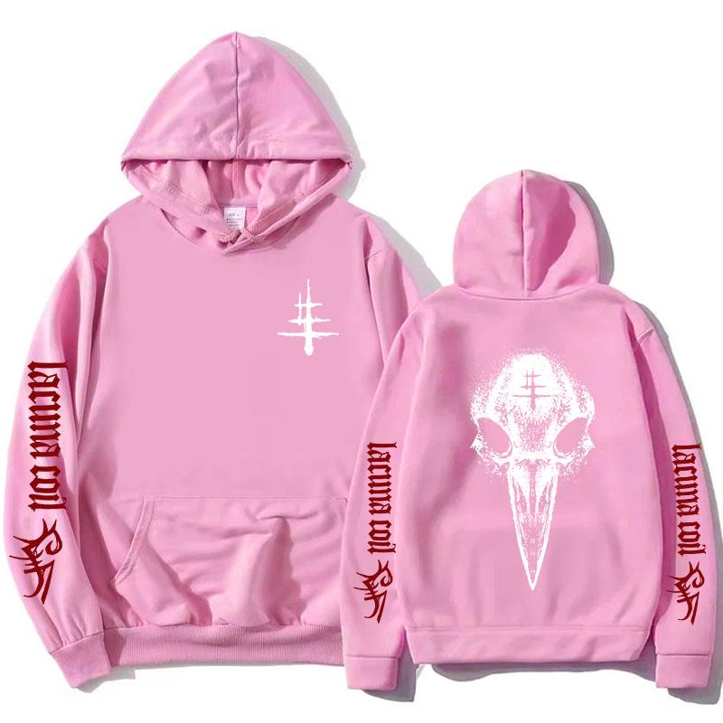 Mikina s kapucí Sleepless Empire Rocková kapela Lacuna Coil Mikiny Dlouhý rukáv Streetový styl Móda Sudaderas Podzimní flísová Pánská