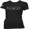Tool 'Eyes Logo' (Black) Womens Fitted T-Shirt