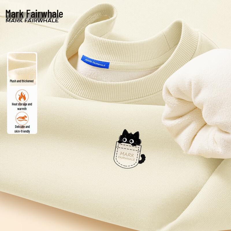 Mark Fairwhale Men's Fleece-Lined Round Neck Sweatshirt