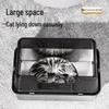 Yuxiaoshi Stainless Steel High-Rim Cat Litter Box