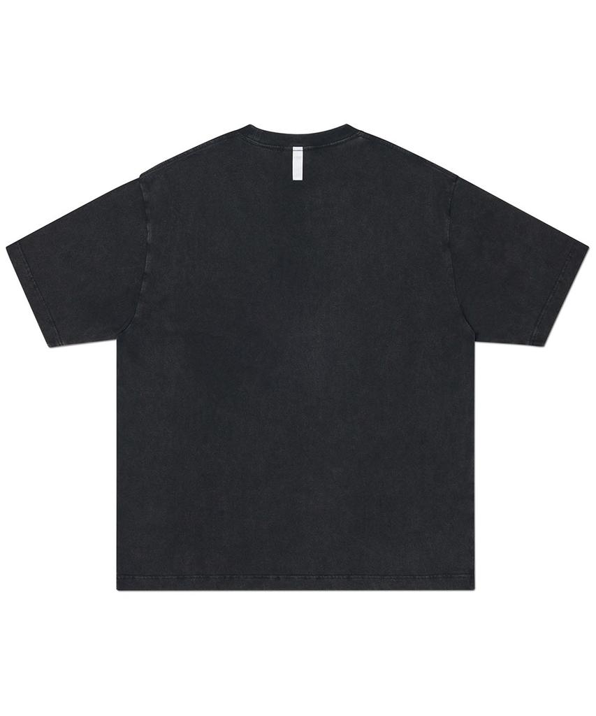 Nomaenyueol Applique T-Shirt - Washed Black