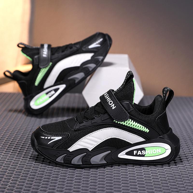 Non-slip New Boys Shoes Training Boys Children Middle and Older Children Sports Shoes Basketball Shoes Trendy Cool Running Autumn