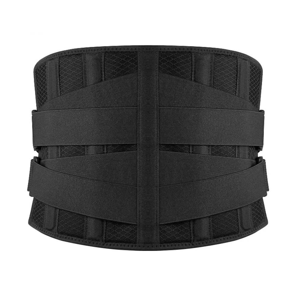 

Спортивный регулируемый поясничный бандаж, противоскользящий, дышащий, поддерживающий пояс для упражнений, фитнеса, велоспорта, бега, тенниса, гольфа L