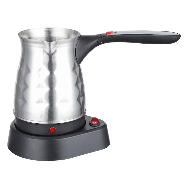 Large Capacity Electric Coffee Maker Pot Stainless Steels Turkish Styles Kettle Folding Handle And Safety Protective