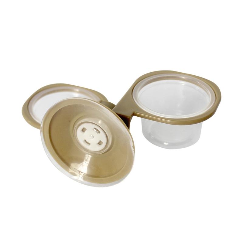 Reptile Water Dish Food Bowl Suction Cup Feeder Bowl Worm Anti-Escape Suitable for Gecko Tree for Frog Lizard Bearded Dr
