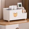 Desktop Tissue Box Compartment Organize Container Toilet Paper Decoration