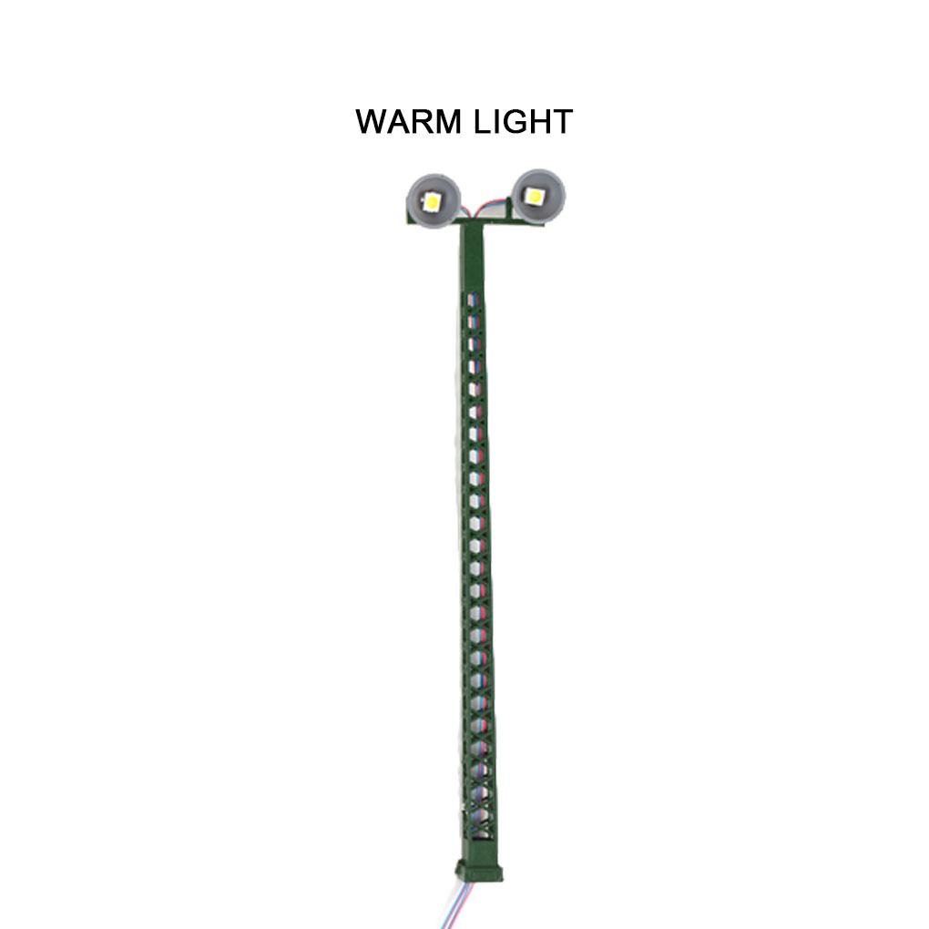 Model Railway Lights Garden Yards Layout Outdoor Streetlamps Lightweight LED Signal Lamp Railroad Building Accessories