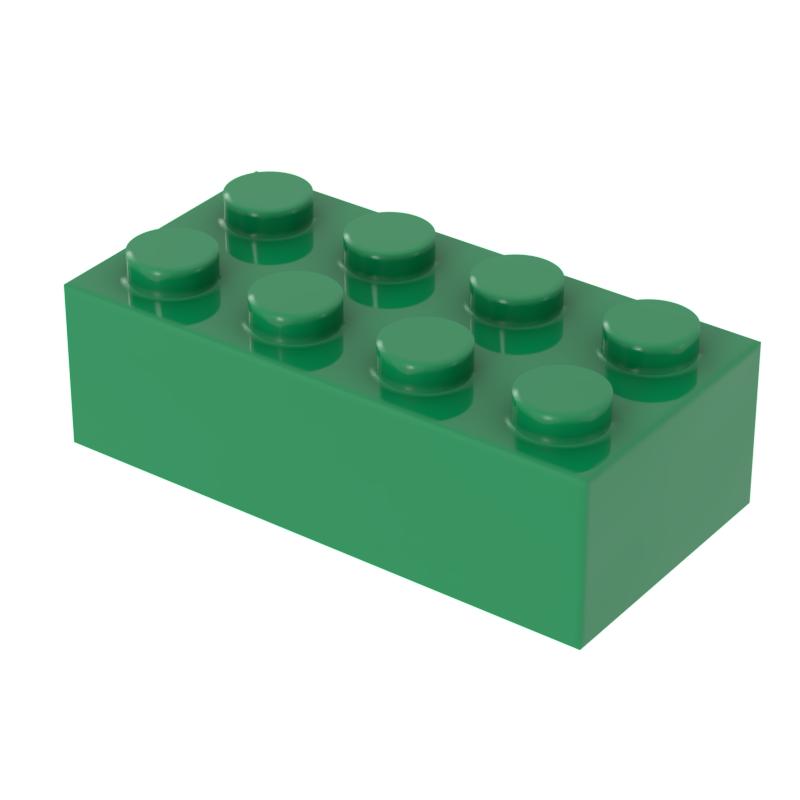 [FunBrick] 10/30/50PCS DIY 2x4 Dots Compatible With 3001 Building Blocks Bricks 2*4 Dots Educational Creative Size Toy