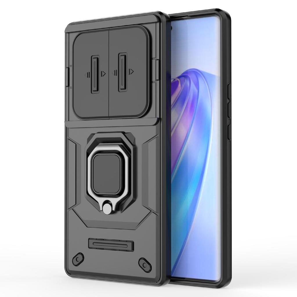 For Honor X40 5G/X9a 5G/Magic5 Lite 5G Case Phone Kickstand Cover with Slide Lens Guard