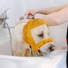 Portable Pet Ear Water-proof Head Cover Foldable Dog Shower Cap  Water Activities