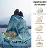 1pc Middle earth Map Poster Cartoon Blanket,Portable Throw for Travel & Camping, All Season Cozy Blanket,Ideal Gift