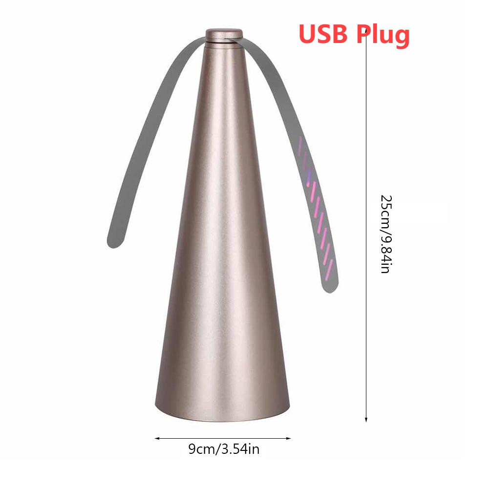 1/2PCS Fly Repellent Automatic Fan Fly Fans Pest Repellent Table Fan Bug Repellent Keep Flies Away Battery Powered /USB Plug