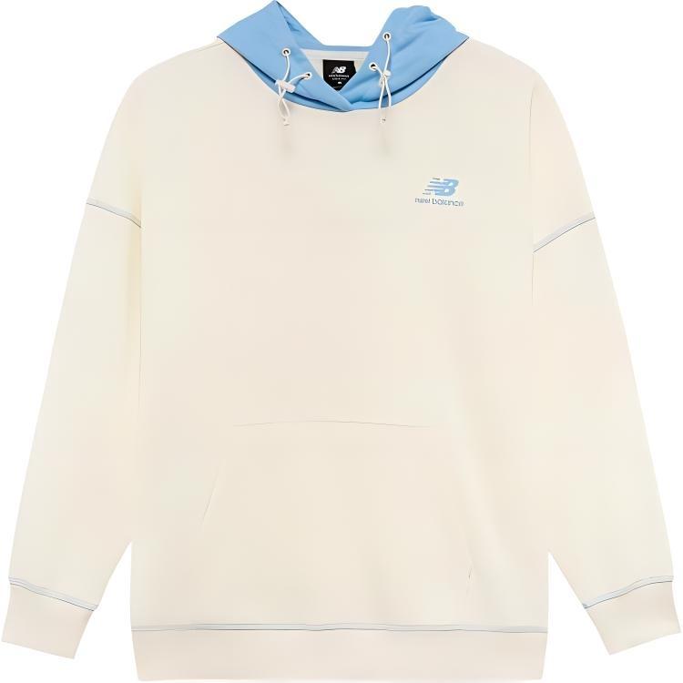 (WMNS) New Balance Lifestyle Fashion Hoodie Asia Sizing  White Blue  Women s AWT23342-CIC M