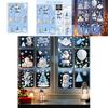 Kerst Raamstickers Pvc Statische Stickers Set Voor Vakantie Scène Decoraties