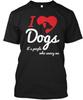 T-shirt Amoureux des Chiens Fabriqué aux États-Unis Taille S à 5XL