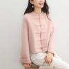 Women's 100% Wool Petite Short Chinese Style Coat