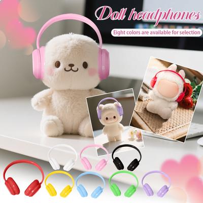 Doll Headphone Set 17cm Doll Accessory Love Heart Headphone Accessory, Dress Up Your Doll No Dolls!