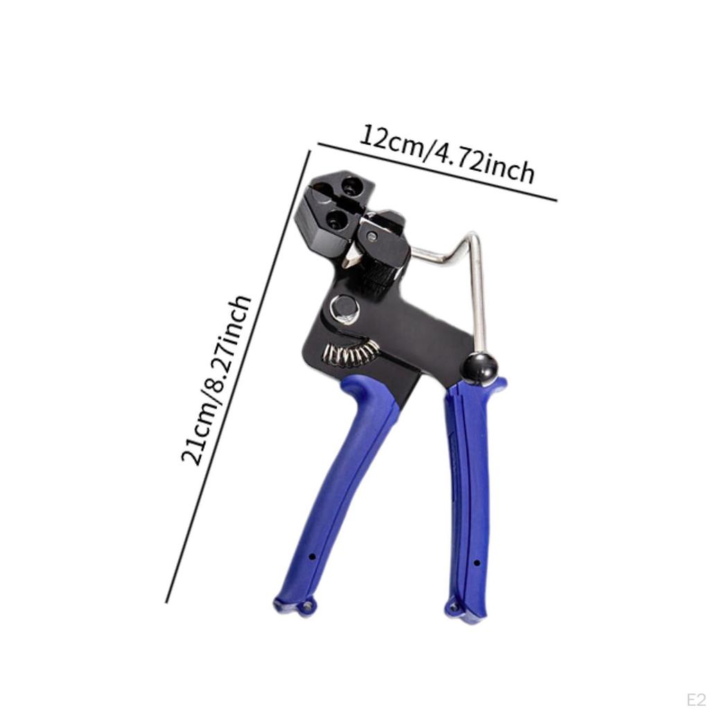 Cable Tie Pliers Fastening Cutting Tool,Reusable Portable Hand Tool Professional Zip