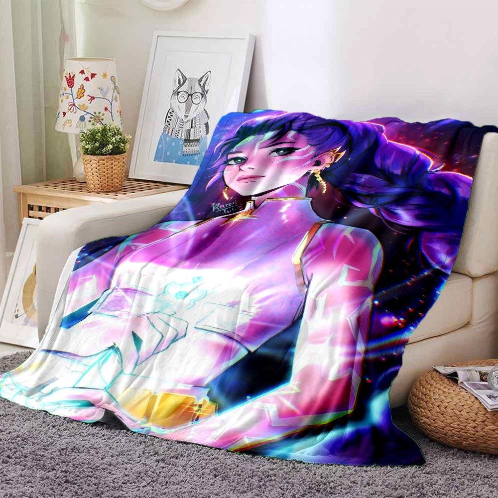 

1pc Hunter X Kopo group - Themed Flannel Blanket - Suitable for Bed, Home Decor, Graduation Gifts, Easter, Back to School, ChristmasA74 80cmx120cm(31inx47in)