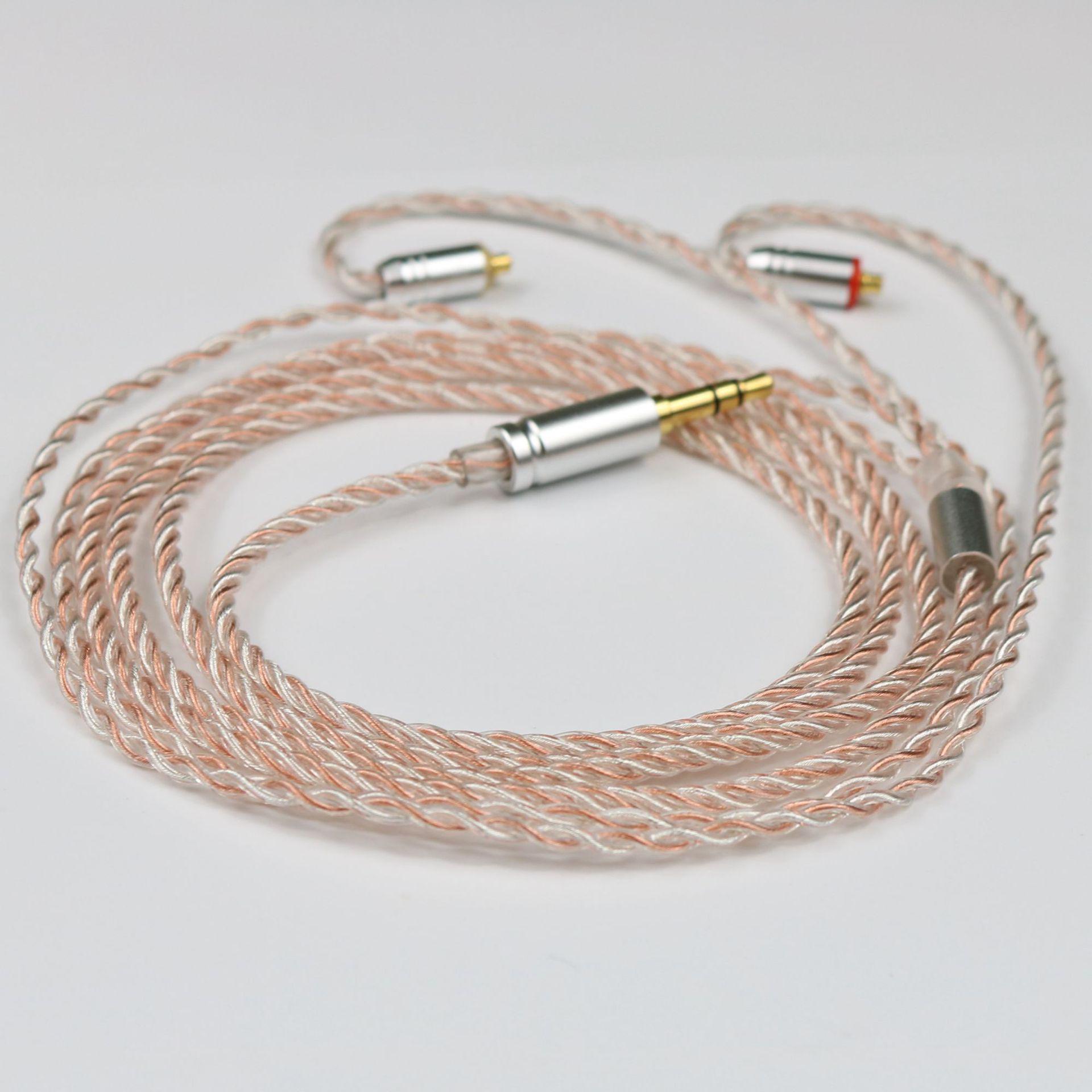 

Four-strand Copper & Silver MMCX 0.78 Digital Earphone Upgrade Cable IE80