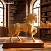 Golden Horse DIY Paper Model Ornament - Auspicious Year of the Horse Interior Art Set