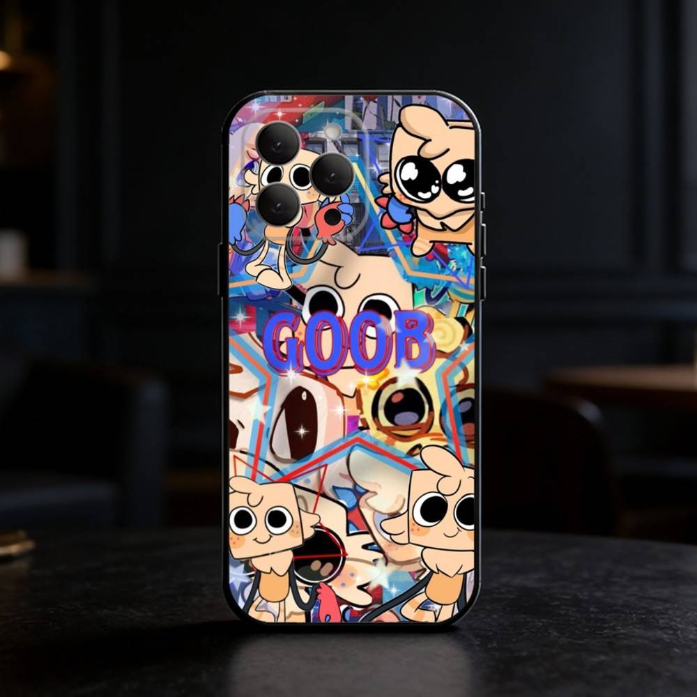 Cartoon Goob Dandys World Phone Case Silicone black Soft For IPhone 17,16,15,14,13,12,11,SE,Plus Pro Max
