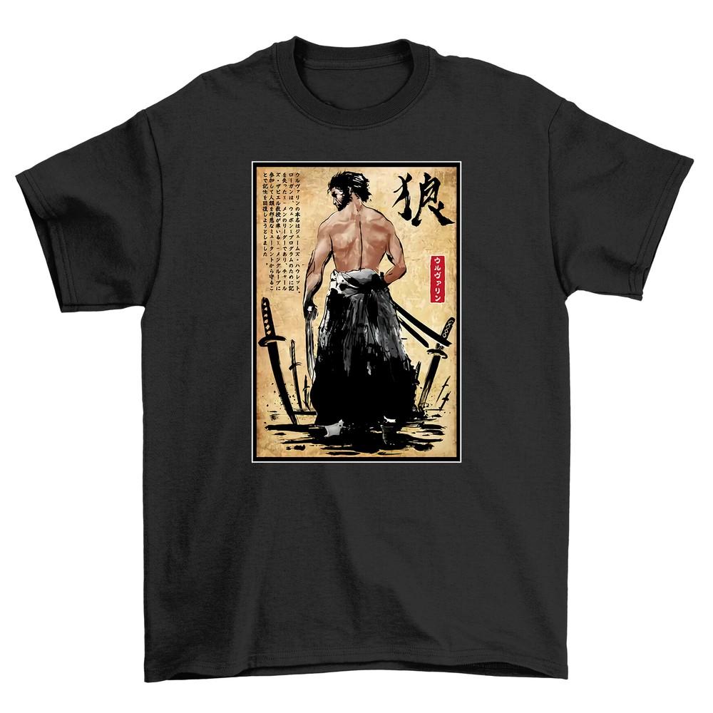 

Раскройте своего внутреннего самурая с футболкой Wolverine-Roni n - Смешная и Свирепая! А M