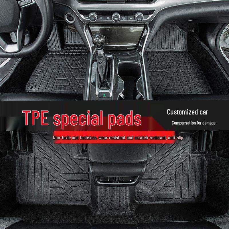 BYD Sea Lion 06 Eco-friendly TPE Floor Mats: Wear-resistant, Anti-slip, Double-layer for 06EV/DMI.