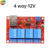 DC 5V/12V/24V 4/8 Way TCPIP Network Ethernet Relay Module Switch LAN Control Smart Device Remote Control