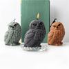 Tilted Head Owl Candle Silicone Mold DIY Cute Animal Owl Scented Candle Plaster Resin Soap Mould Cake Chocolate Molds Home Decor