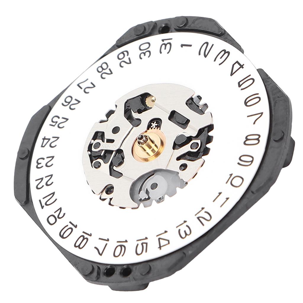 Calendar White Date Display VX32 Quartz Watch Movement Replacement Watch Spare Parts Repairing