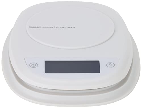 Elecom Mutfak Tartısı, Maks 2kg, Minimum 0.1g Gösterge, Beyaz, HCS-KS01WH