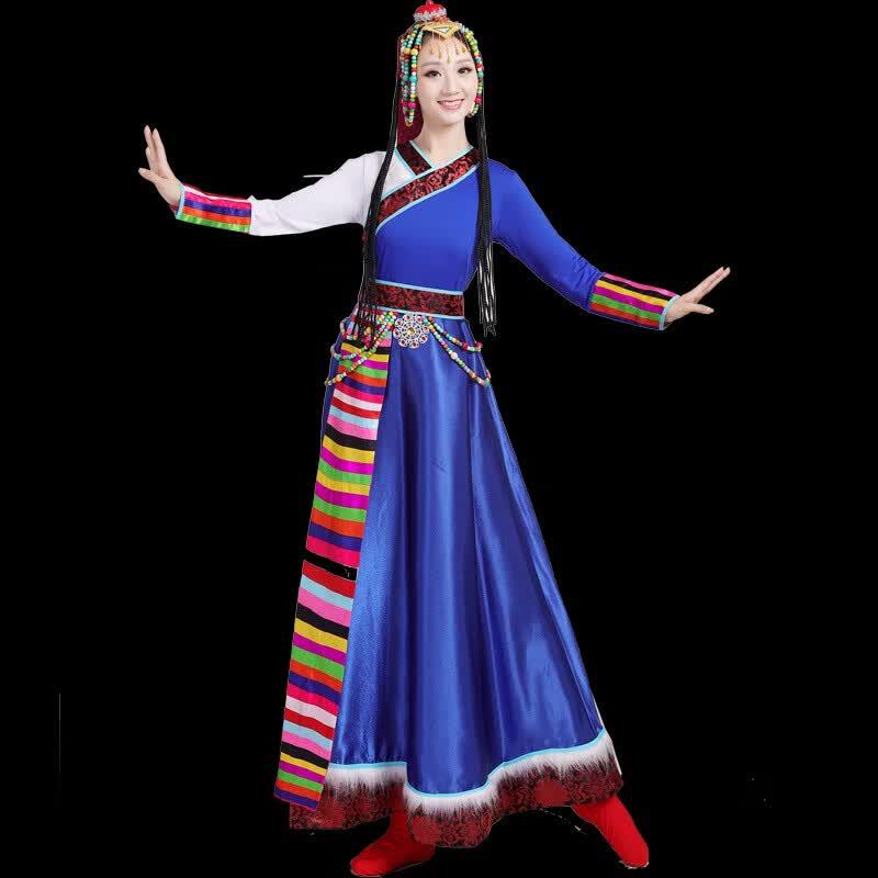 

Women s Tibetan Dance Performance Costume 2XL