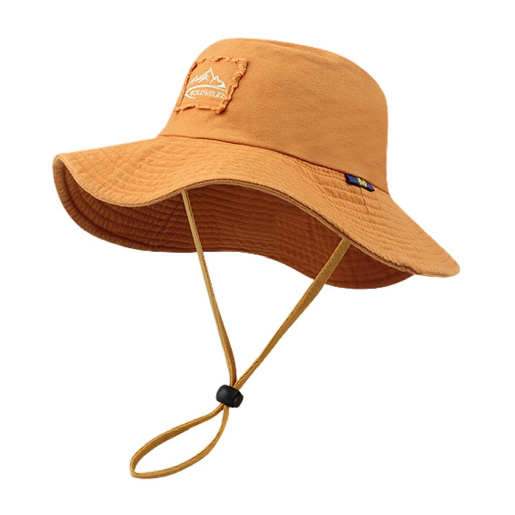 Summer Hiking Fisherman Hat Versatile Sun Shade Drawstring Fisherman Hats for Friend Family Neighbors Gift