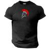 Spartan Helmet T Shirt Gym Clothing Bodybuilding Training Workout Warrior Top