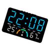 Temperature Humidity LED Electronic Clock with Large Screen for Wall or Table