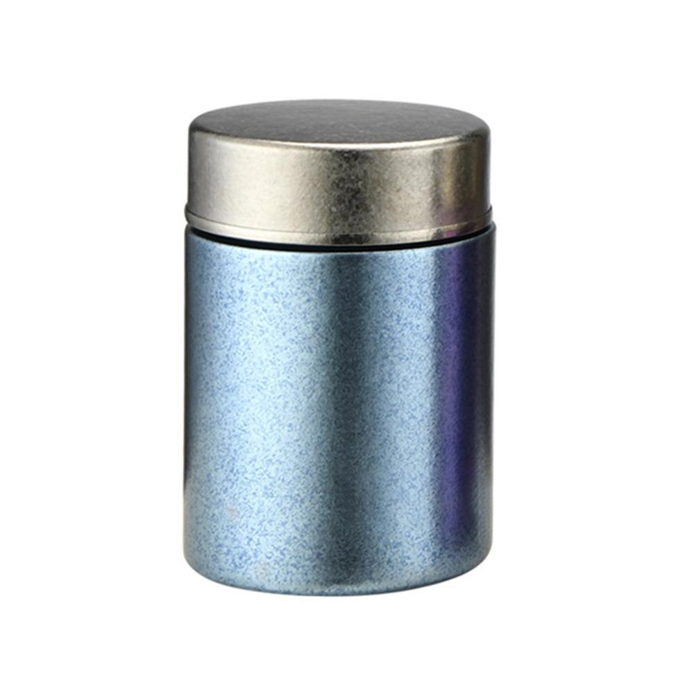 Высококачественная банка для чая из чистого титана, большая вместимость 260 мл, банка для чая, влагозащищенная коробка для хранения для дома и путешествий