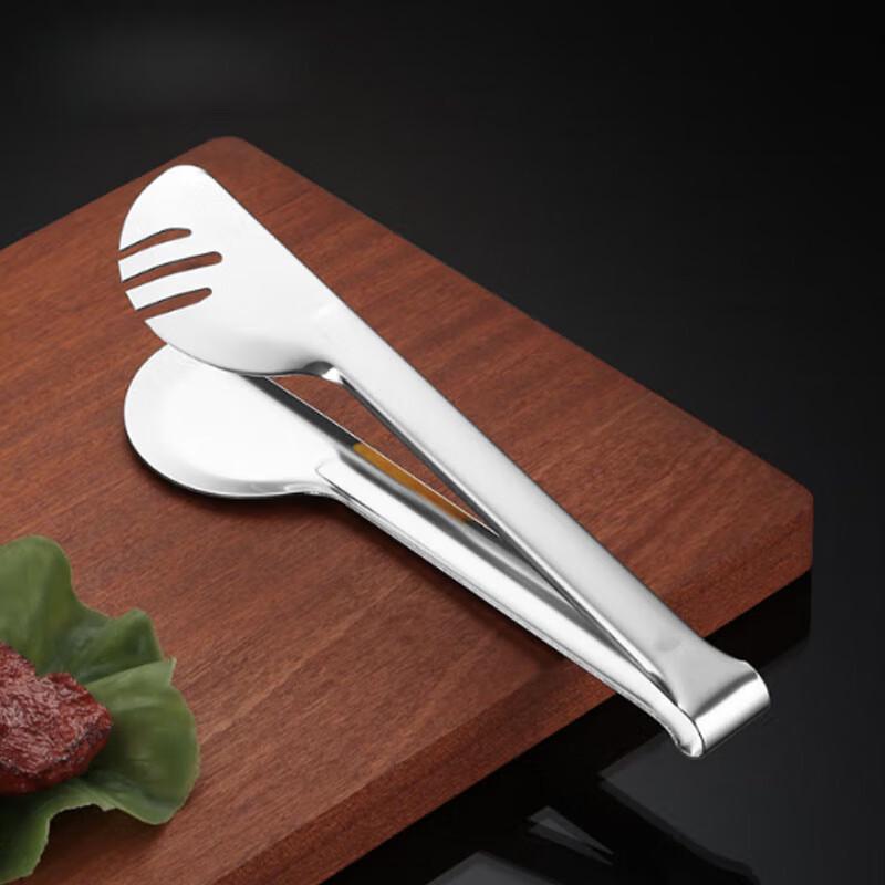 Extra Thick Stainless Steel Food Tongs