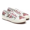 Superga X Risacorti 2750 Leopard Blume Weiß Rosa S3136dwa00