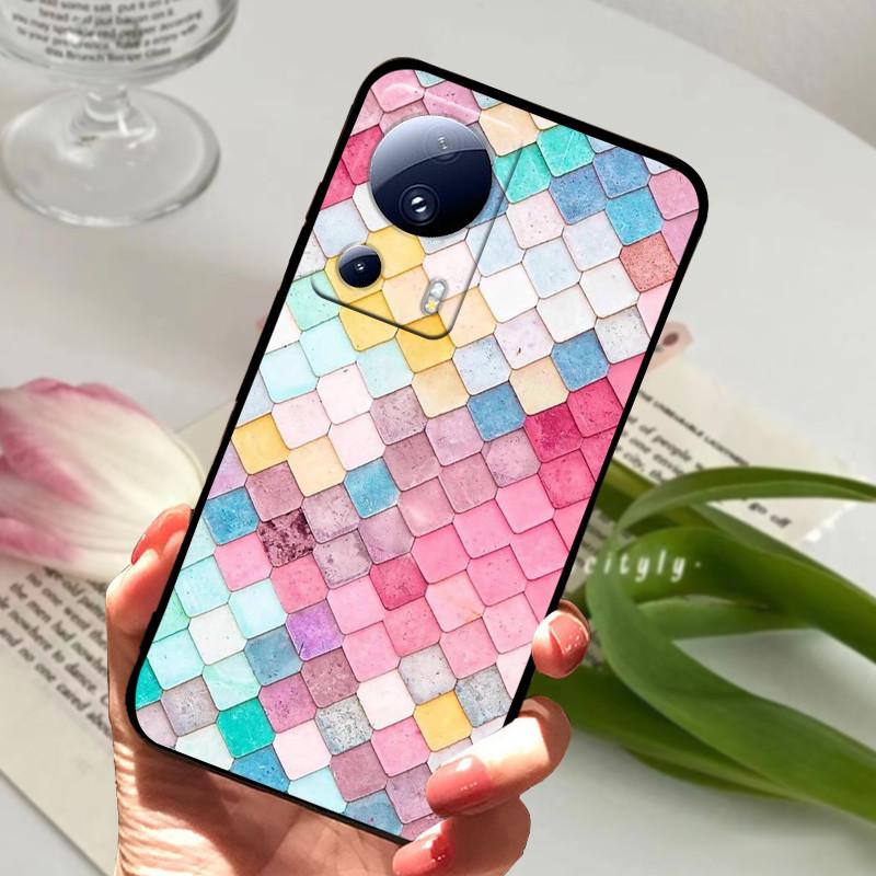 For Xiaomi 13 Lite 5G Case Soft Silicone TPU Phone Protective Cover For Xiaomi 12 Lite NE Mi Civi 2 Shockproof Bumper Fundas