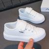 Frühling Neue Kinder Weiße Schuhe Jungen und Mädchen Canvas Schuhe Atmungsaktive Sneaker Performance Grundschüler Weiße Einzelne Schuhe
