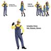 Despicable Me Minions Gru Cosplay Costume Family Matching Sewn Craftsmanship For Role Play Collectors