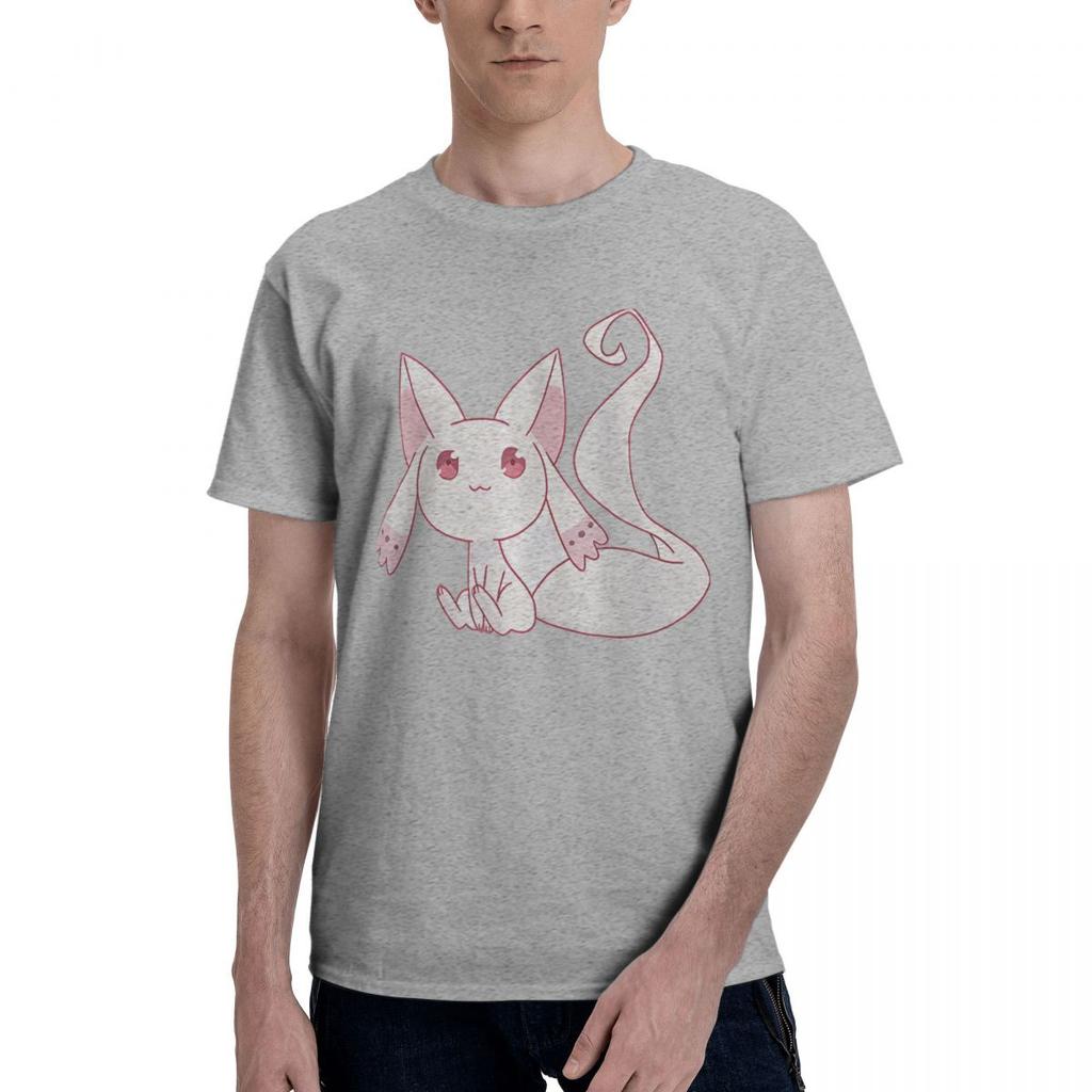 Magia Record Japanese Anime Lil Kyubey 100 Cotton Casual Breathable Confortable Top Football Shirts 2025 Funny Gifts