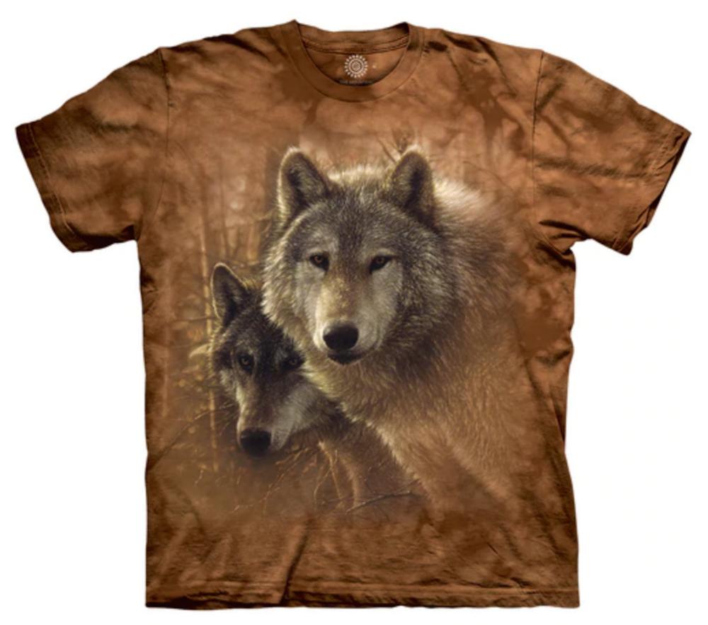 

Футболка унисекс Wolf Woodland Companions Wolves Family Animal Dog The Mountain Tan