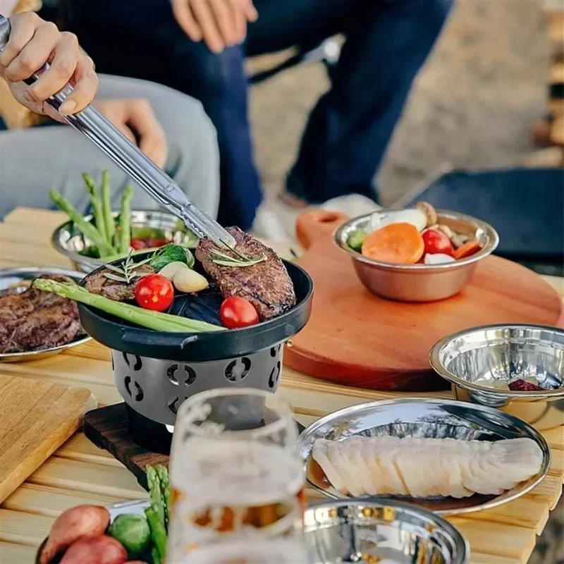 19800W 7-Core Camping Stove Outdoor Camping Burner Stove Gas Stove Tourist Gas Burner Windproof Stove Burner for Camping Fishing